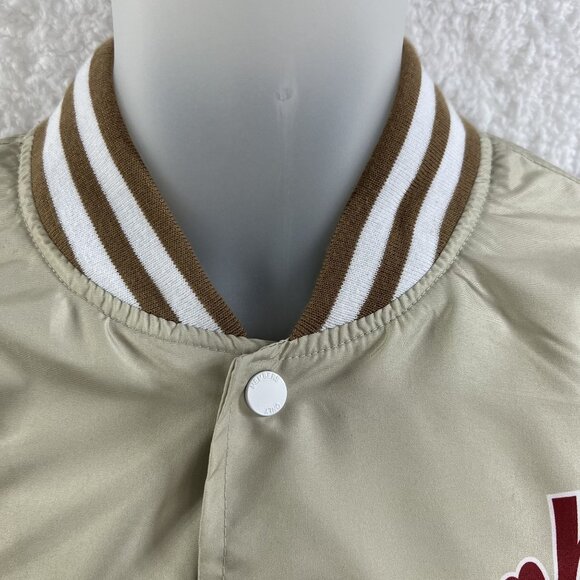 Members Only X Jean Michel Basquiat NWT Mens S Mona Lisa Varsity Bomber Jacket - Picture 8 of 16